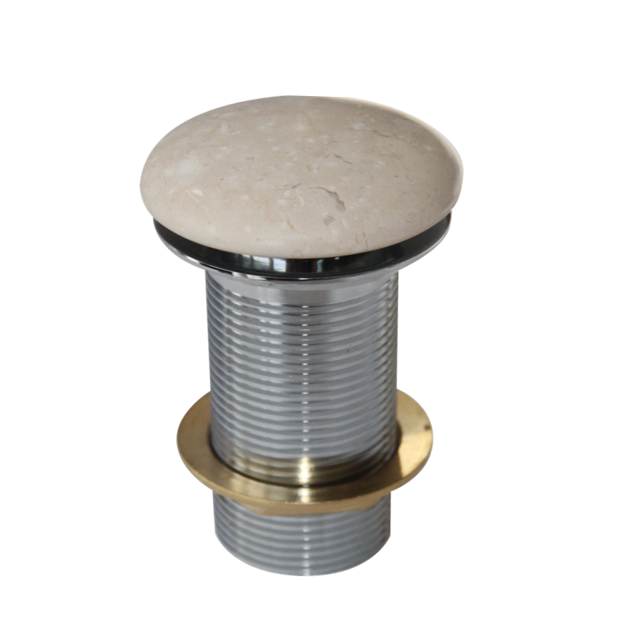Pop-up drains with stone top
